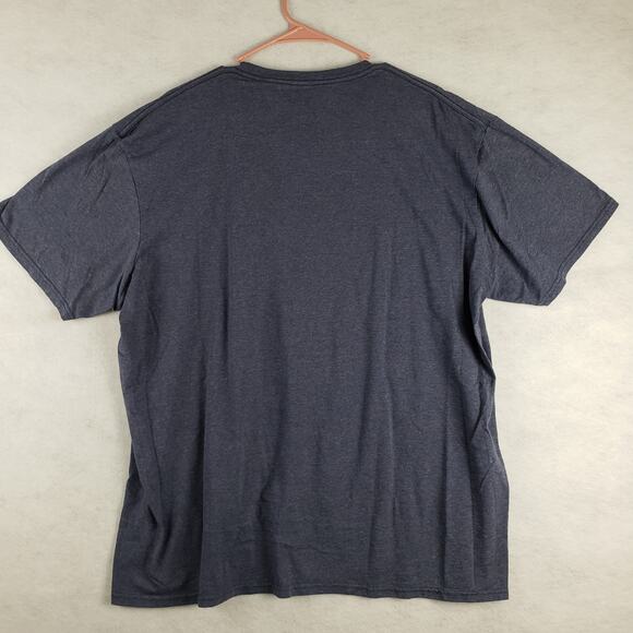 Superman Men's XXL Classic Shield Logo Graphic Tee Shirt Soft Blue Cotton Blend - Picture 6 of 6